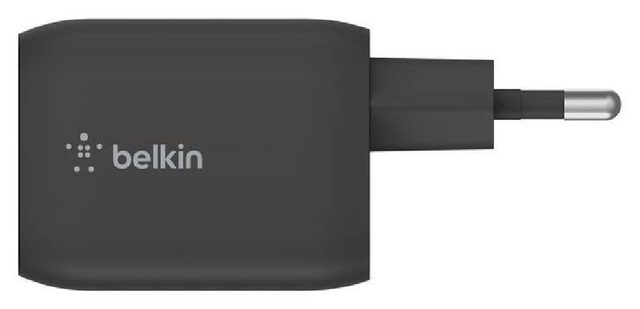 Зарядное устройство Belkin BoostCharge Pro Dual USB-C GaN PPS 45W, чёрный