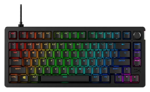 Игровая клавиатура HyperX Alloy Rise 75, чёрный