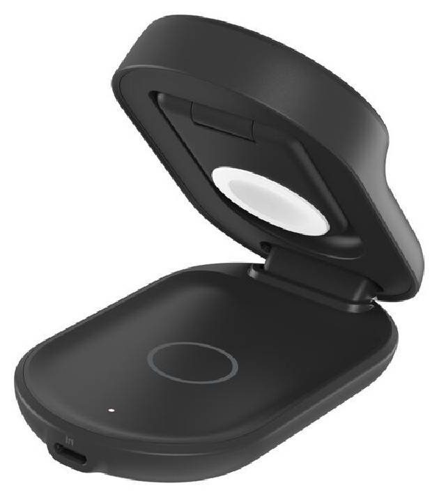 Беспроводное зарядное устройство Belkin BoostCharge Pro 3-in-1 Foldable Qi2 25W, чёрный — Фото 2
