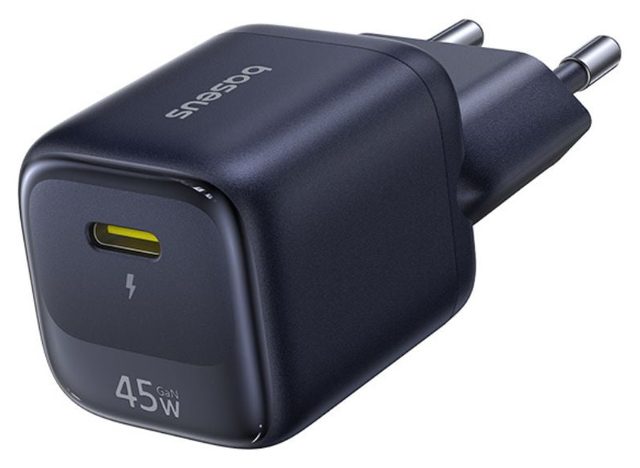 Сетевое зарядное устройство Baseus EnerFill FN22 1C 45W, чёрный — Фото 2