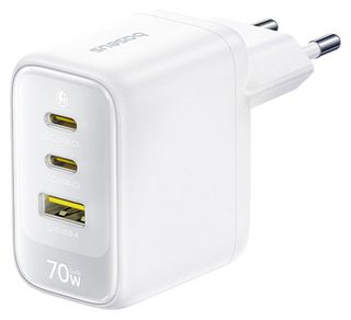 Зарядное устройство Baseus FE22 2C+U 70W EU