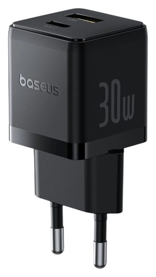Сетевое зарядное устройство Baseus Palm C+U 30W, чёрный