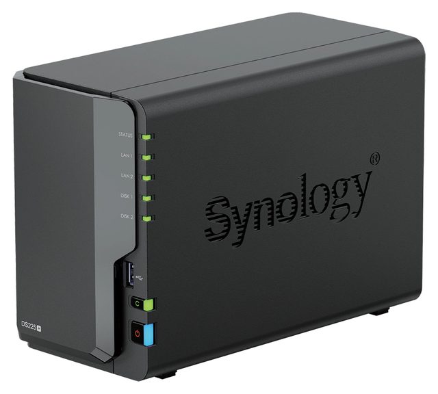 Сетевое хранилище Synology DiskStation DS225+, чёрный — Фото 3