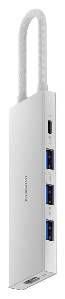USB-концентратор Xiaomi 5-in-1 Type-C Hub, белый — Фото 2