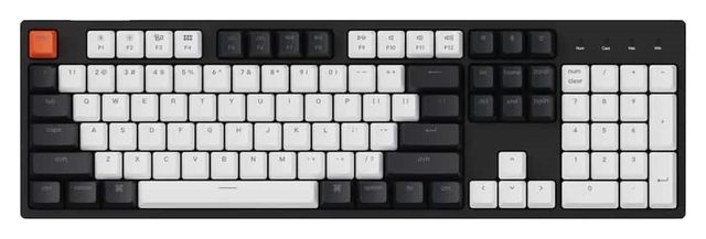 Mexanik klaviatura Keychron C2 Gateron G Pro Blue, qora — Surat 2