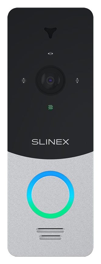 Комплект видеодомофон Slinex SM-07MTHD, белый + вызывная панель Slinex ML-20HD, серебристый чёрный — Фото 2