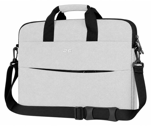 Сумка для ноутбука 2E Slim Keeper Plus 17″, серый — Фото 2