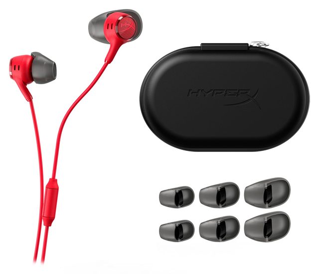 Игровые наушники HyperX Cloud Earbuds III, красный — Фото 6