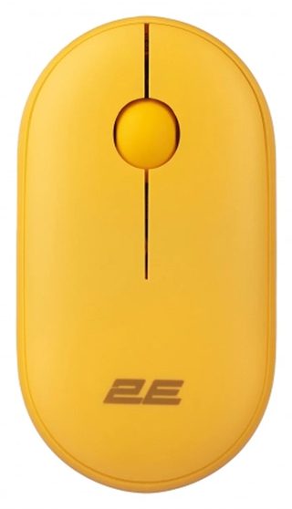 Беспроводная мышь 2E MF300 Silent, жёлтый