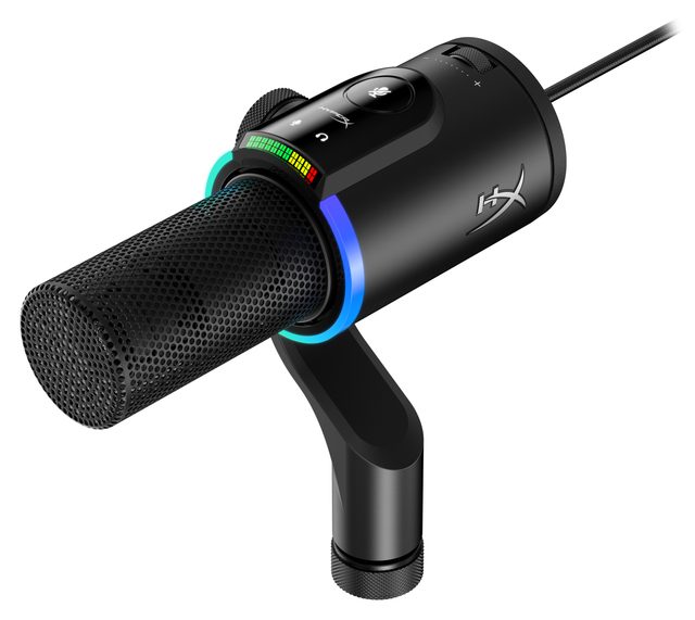 Dinamik mikrofon HyperX FlipCast, qora — Surat 3