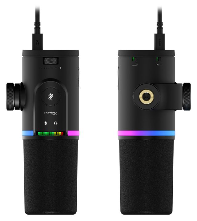 Dinamik mikrofon HyperX FlipCast, qora — Surat 4
