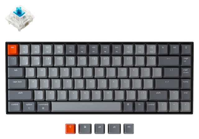 Механическая клавиатура Keychron K2 Gateron Blue RGB