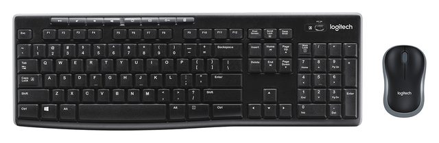 Simsiz klaviatura va sichqoncha toʻplami Logitech MK270, qora — Surat 2