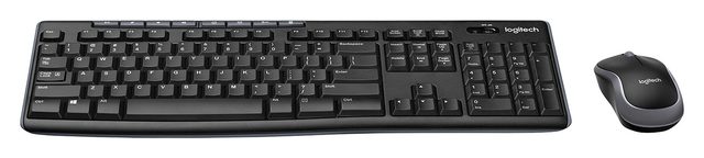 Simsiz klaviatura va sichqoncha toʻplami Logitech MK270, qora — Surat 3