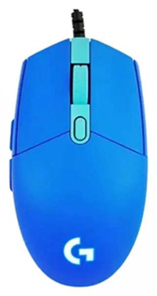 Игровая мышь Logitech G102 Lightsync, синий