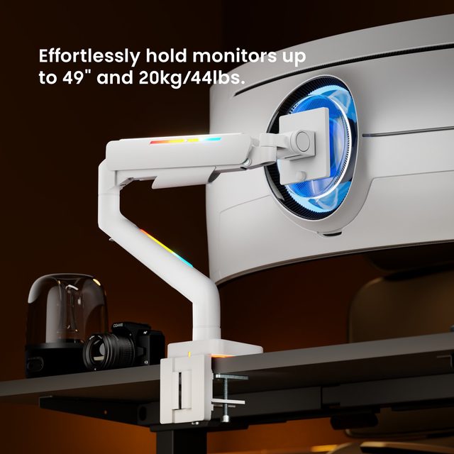 Monitor uchun stol kronshteyni Brateck LDT85-C012L, oq — Surat 5