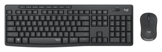 Simsiz klaviatura va sichqoncha toʻplami Logitech MK295 Silent, grafit rang — Surat 2