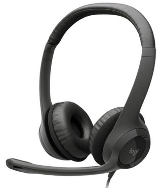 Гарнитура Logitech H390, чёрный