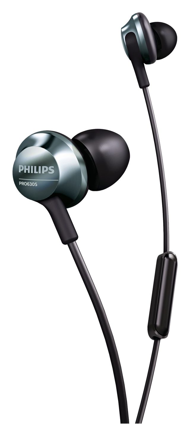 Проводные наушники Philips PRO6305, чёрный