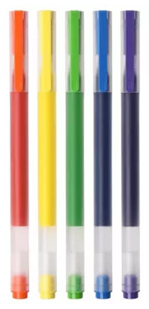 Gelli ruchka Xiaomi High-capacity Gel Pen, rang-barang