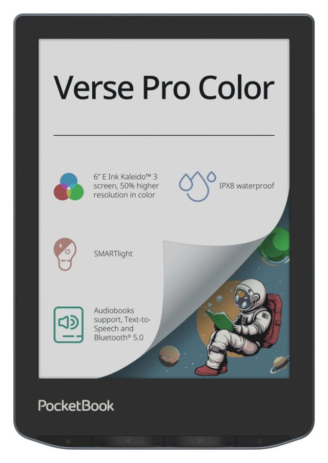 Электронная книга PocketBook 634K3 Verse Pro Color, синий — Фото 2