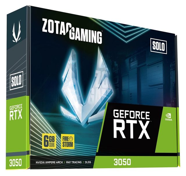 Videokarta ZOTAC Gaming GeForce RTX 3050 Solo 6 GB — Surat 7