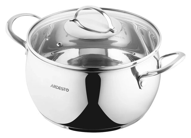 Qopqoqli kastryulya Ardesto Gemini Liguria 5 l