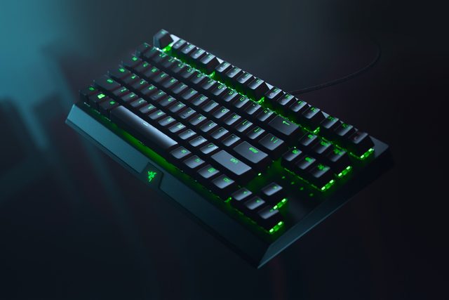 Mexanik klaviatura Razer BlackWidow V3 Tenkeyless Green Switch, qora — Surat 2