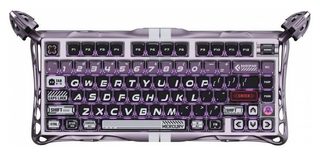 Magnit klaviatura GravaStar Mercury V75 Pro Gateron Jade, binafsha