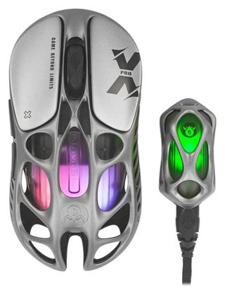 Беспроводная игровая мышь GravaStar Mercury X Pro, серый