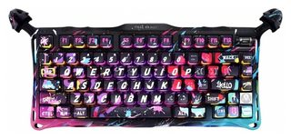 Magnit klaviatura GravaStar Mercury V75 Pro Neon Graffiti Edition UFO