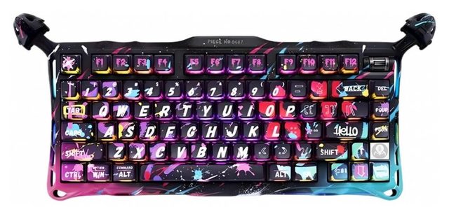 Magnit klaviatura GravaStar Mercury V75 Pro Neon Graffiti Edition UFO