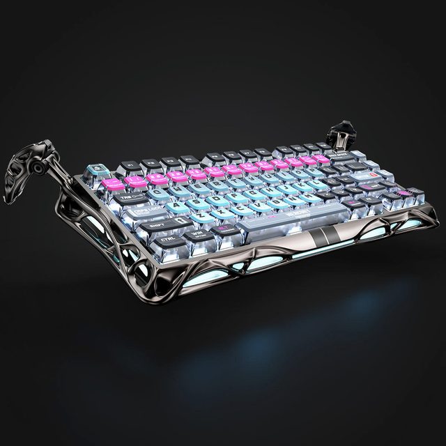 Magnit klaviatura GravaStar Mercury V75 Pro Cyberpunk Edition UFO — Surat 5