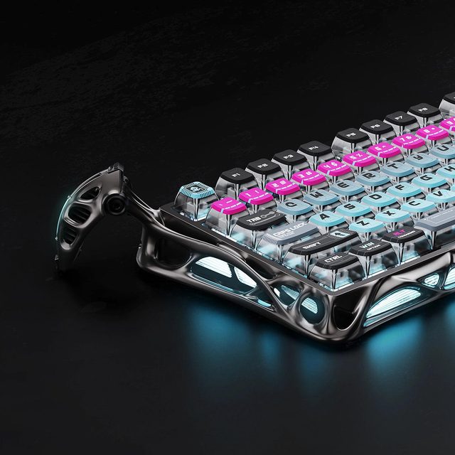 Magnit klaviatura GravaStar Mercury V75 Pro Cyberpunk Edition UFO — Surat 6