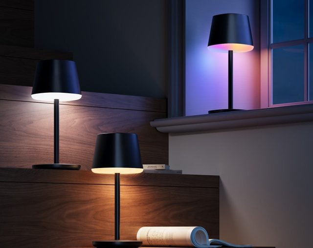 Беспроводная настольная лампа Govee Table Lamp Classic S, чёрная — Фото 3