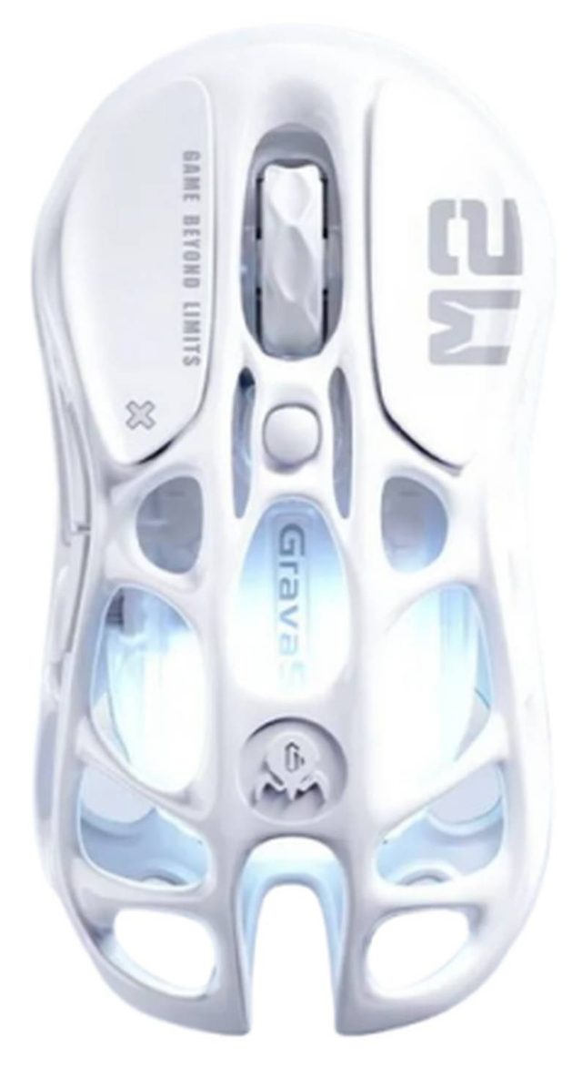 Simsiz oʻyin sichqonchasi GravaStar Mercury M2, oq — Surat 2
