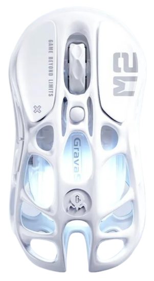 Simsiz oʻyin sichqonchasi GravaStar Mercury M2, oq — Surat 3