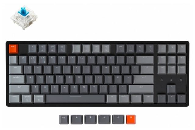 Механическая клавиатура Keychron K8 Gateron Blue RGB