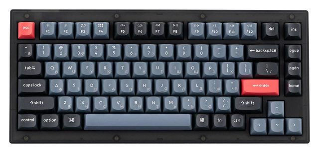 Механическая клавиатура Keychron V1 Gateron G Pro Blue