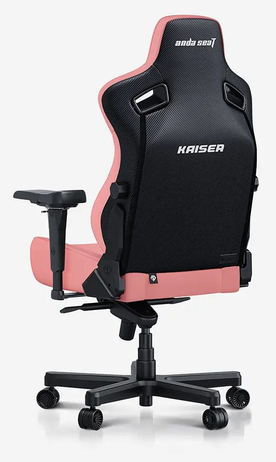 Игровое кресло AndaSeat Kaiser 3 Pro XL, розовый — Фото 2