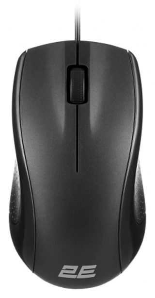 Simli sichqoncha 2E MF130, qora