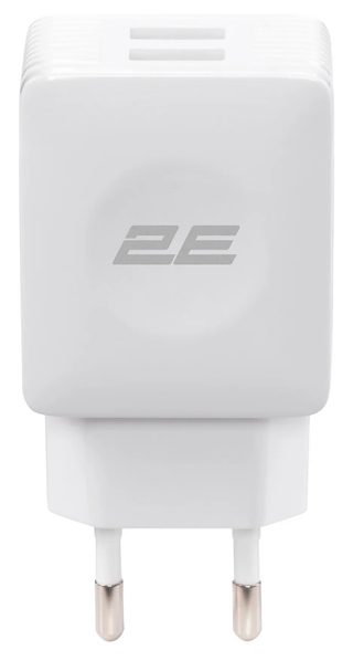 Tarmoq zaryadlovchi qurilmasi 2E 2×USB 4,2 A, oq