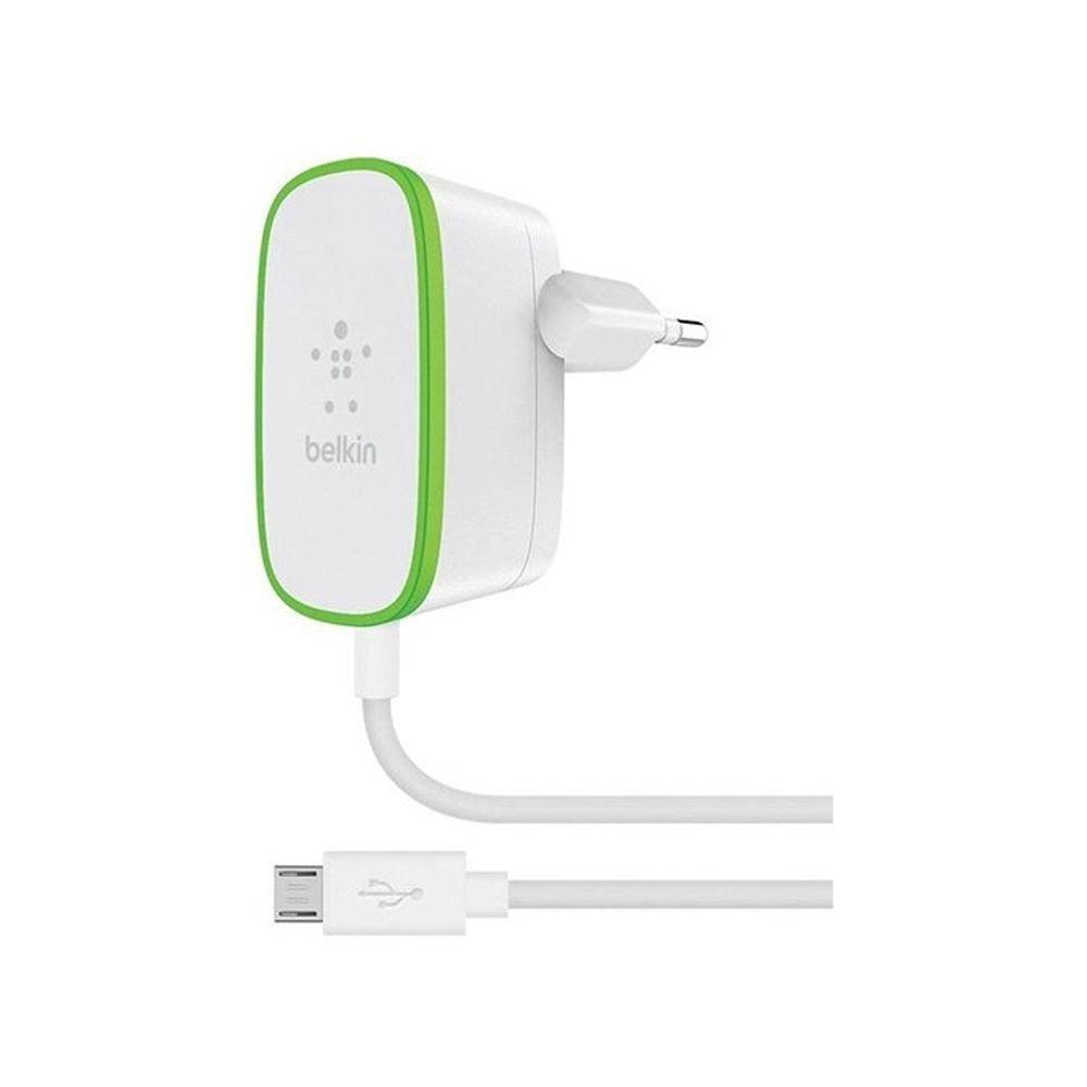 Зарядное устройство Belkin BoostCharge 12W USB-A + Micro-USB Cable, белый