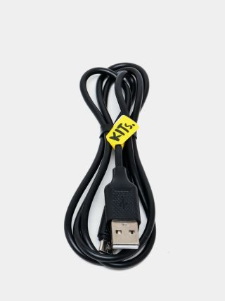 Кабель KITs USB 2.0 to Micro-USB 2A 1 м, чёрный