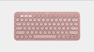 Беспроводная клавиатура Logitech Pebble Keys 2 K380s, розовый