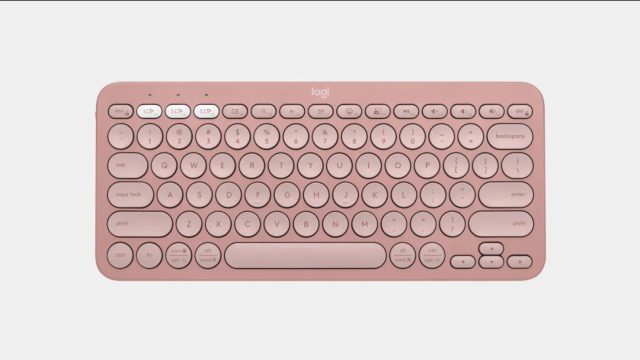 Simsiz klaviatura Logitech Pebble Keys 2 K380s, pushti