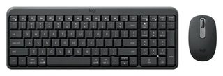 Simsiz klaviatura va sichqoncha toʻplami Logitech MK250 Compact, grafit rang