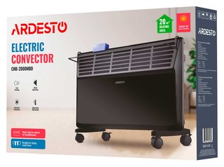 Elektr konvektor Ardesto CHB-2000MBD, qora — surat 3