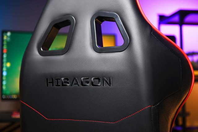 Игровое кресло 2E Gaming Hibagon II, чёрно-красный — Фото 8