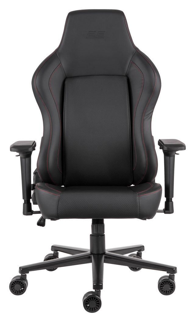 Oʻyin kreslosi 2E Gaming Basan II, qora-qizil